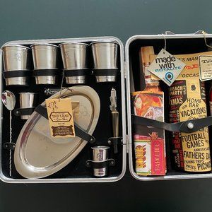 Vintage Executair 101 Travel Bar Set, 9 Pieces